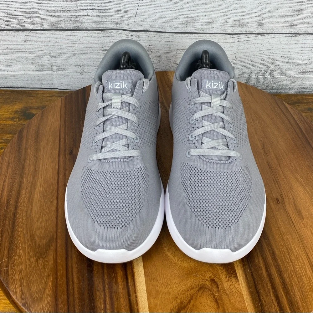 Kizik Women’s Lima Grey Hands Free Comfort Shoes Sneaker Size 10 Extra Wide